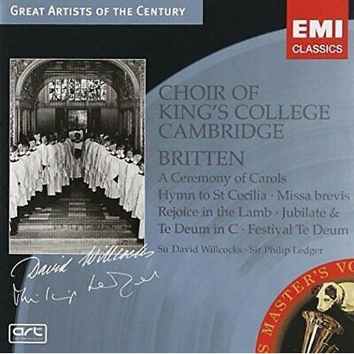 Benjamin Britten - A Ceremony Of Carols - Hymn To Cecilia - Missa Brevis -Rejoice Inthe Lamb - Jubilate & Te Deum In C - Festival Te Deum