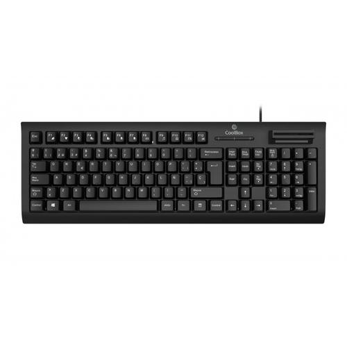 Coolbox Coo-tec03dni Clavier Usb Qwerty Espagnole Noir