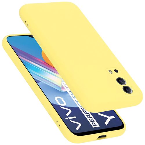 Cadorabo Housse Compatible Avec En Liquid Yellow - Étui De Protection En Silicone Tpu Flexible