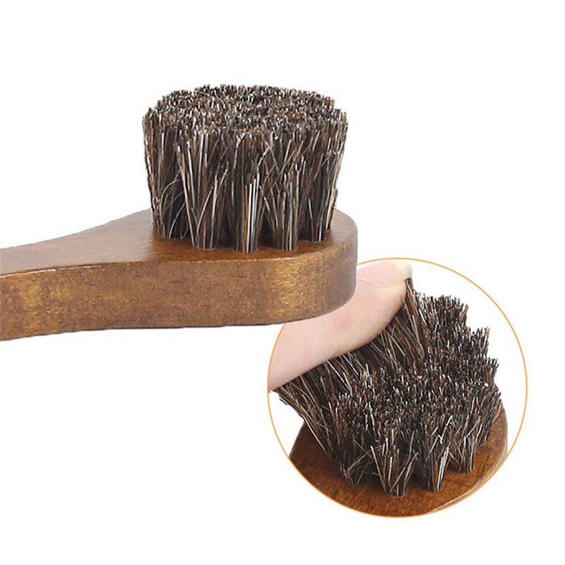 Kit De Cirage De Brosse  Chaussures En Crin De Cheval, Kit ... - 6