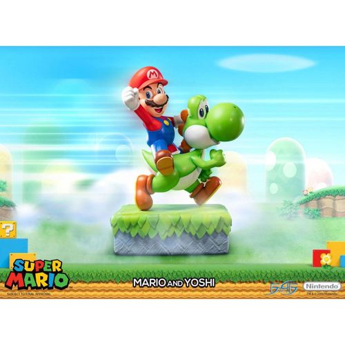 Super Mario - Statuette Mario & Yoshi 48 Cm