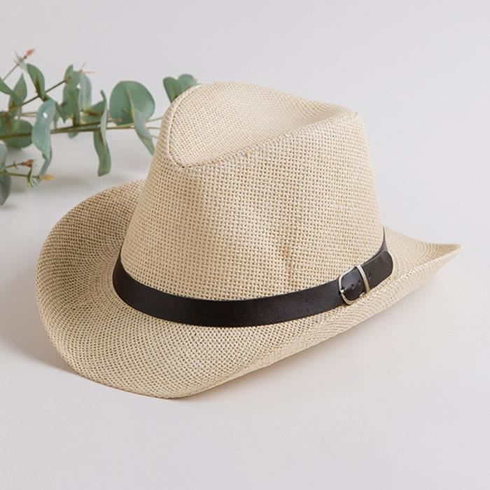 Chapeau Cowboy Paille Homme