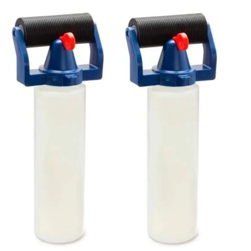 2 PièCes Distributeur de Rouleau Applicateur de Colle Bouteille Applicateur en Plastique PE Bouteille de Colle 8Oz pour L'Approvisionnement en Peinture de Transformation Du Bois
