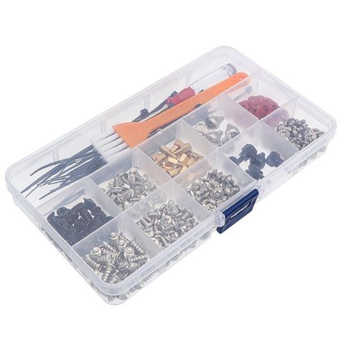 330 Pièces Séries Bricolage Carte Mère Pc Ordinateur Personnel Assembler Boîtier Ventilateur Main Vis Boulon Entretoise Rondelle Ensemble Assortiment Kit