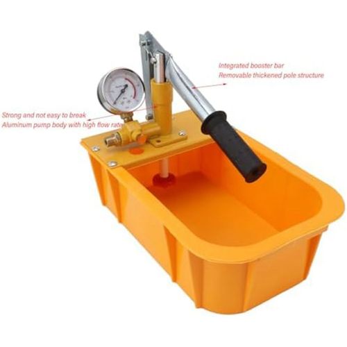 Pompe D'essai De Pression D', Surpression Testeur Hydrostatique Détecteur Fuite Tuyau Manuel