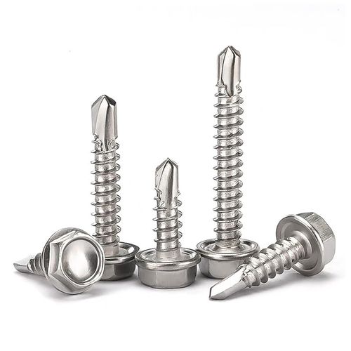 200pcs 8 X 1/2"" À 1-1/4"" Vis Autoperceuses Pour Le Métal, Tôle En Acier Inoxydable, La Construction Et Réparation