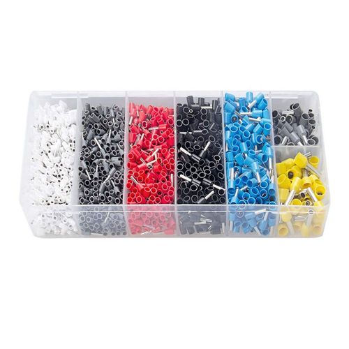 Kit De Bornes De Viroles De 1900 Pièces, Awg 22-10 Connecteur De Borne Isolé Cordon Broches Extrémités Bornes Pour Électrique