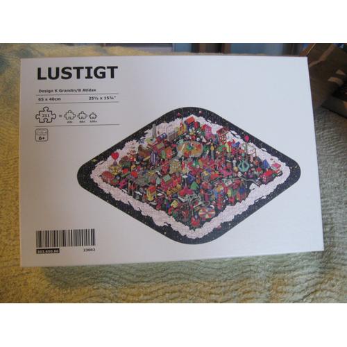 Puzzle Lustigt (Ikéa) En Losange - 65x40cm - 211 Pièces (En 3 Tailles)