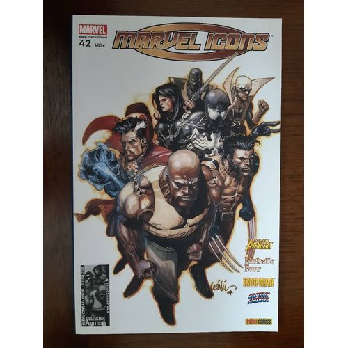 Marvel Icons  N° 42 : Le Poids Des Rêves ( 3 ) - The New Avengers / Fantastic Four / Iron Man / Captain America