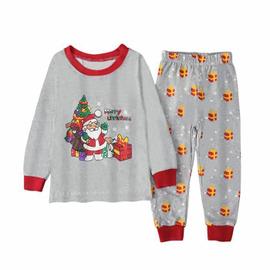 ranrann Unisexe Bébé Combinaison Noël Fille Garçon Barboteuse Imprimé Manches Longues Ensemble Pyjama Noël Christmas Tenue Costume 0-18 Mois 