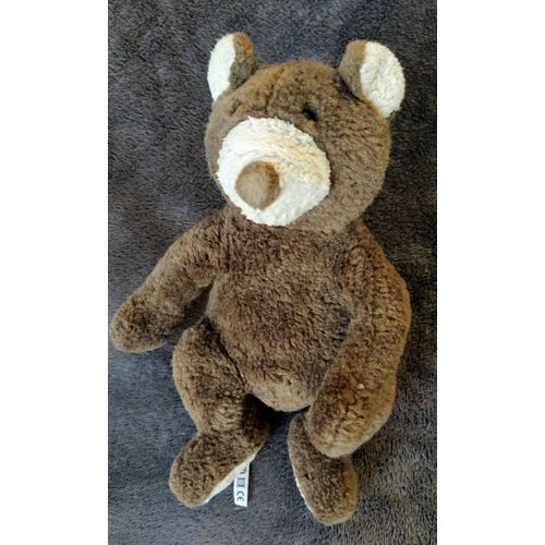 Doudou Ours En Peluche Sigikid Marron Et Beige H 30 Cm