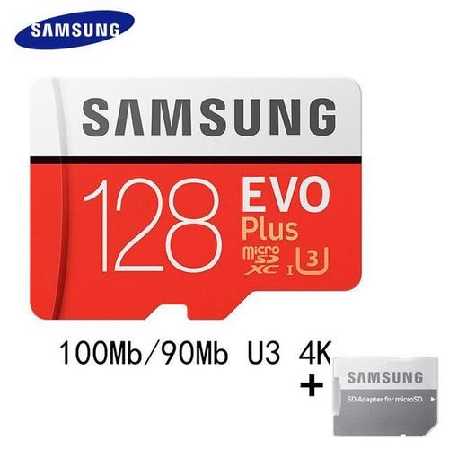 Samsung Evo plus 128 Go Micro SD Carte mémoire flash