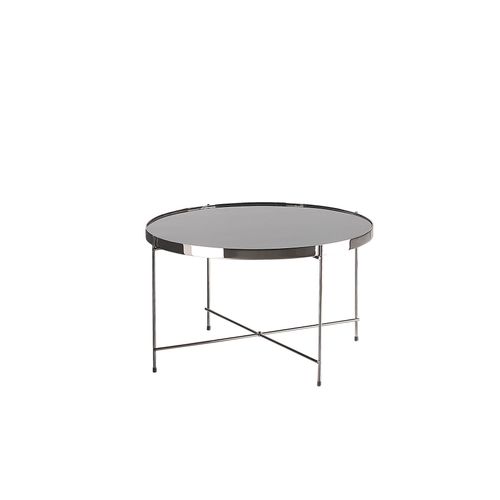 Table D'appoint Lucea Effet Miroir Argenté