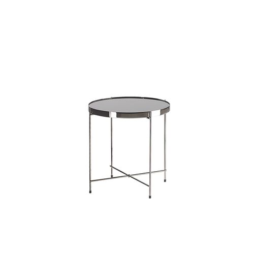 Table D'appoint Lucea Effet Miroir Argenté