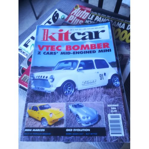 Kitcar Magazine 11 De 2006 Mini Cooper,Gkd Evolution,Ford Gt40,Lomax 223,Mini Marcos