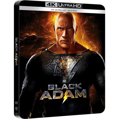 Black Adam - 4k Ultra Hd + Blu-Ray - Boîtier Steelbook Limité