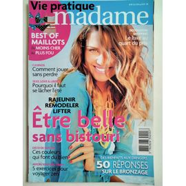 Vie Pratique Madame N° 51 : Être Belle Sans Bistouri (2010 - Hélène Segara - Filip Nikolic - Bronzage...)