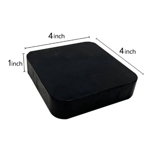 Bloc De Dappage En Caoutchouc, 4 X 4 X 1 Pouces, Outil De Bijoutier Pour Et Estampage