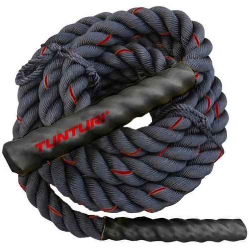 Tunturi Corde Ondulatoire De Musculation Battle Rope Crossfit 9m Noire