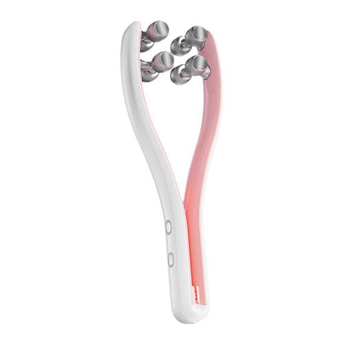 Ems Masseur Rouleau Y Forme Dispositif De Levage Du V Double Menton Dissolvant Soins Du Outils De Soins De La Peau (Rose) 