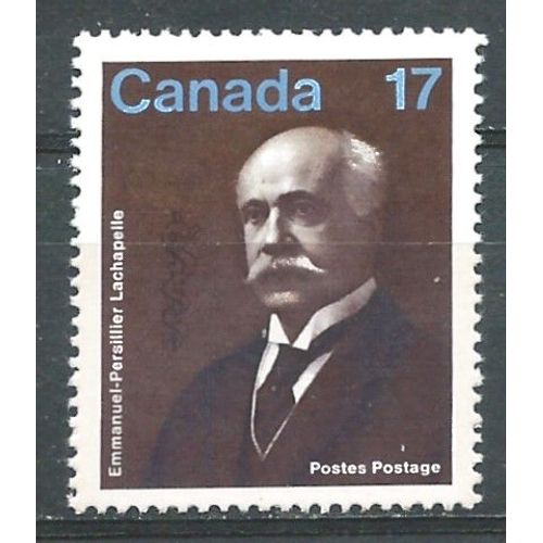 Timbre Canada Emmanuel-Persillier Lachapelle Médecin Québécois 1980 N° 756 Neuf**