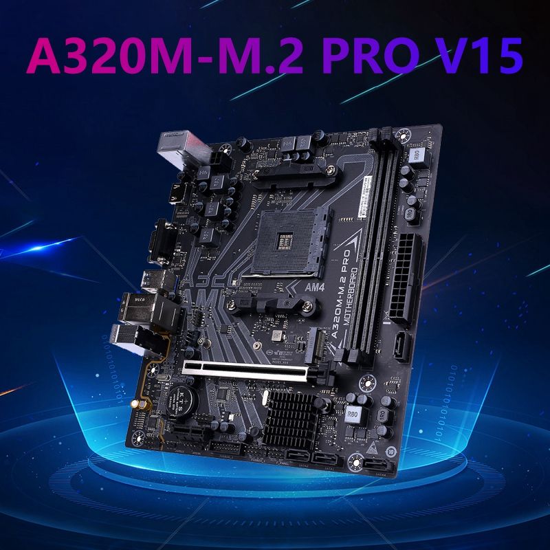 COLORFUL Carte MRe A320M-M.2 PRO V15 DDR4 Double Canal 3200... - 2