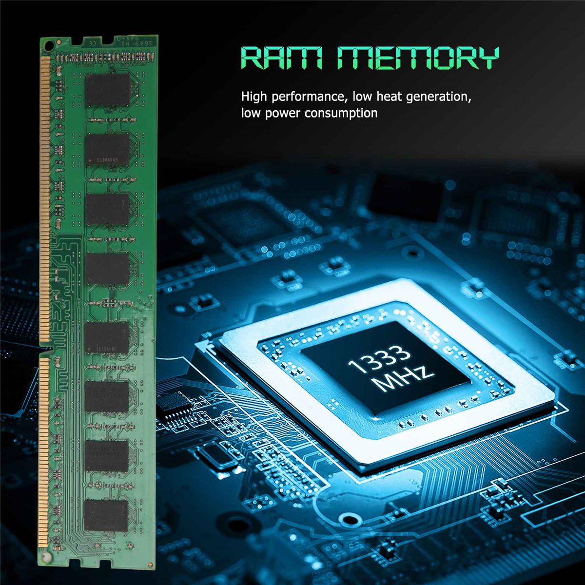 MMoire RAM DDR3 4G 1333Mhz 240 Broches MMoire de Bureau PC... - 2