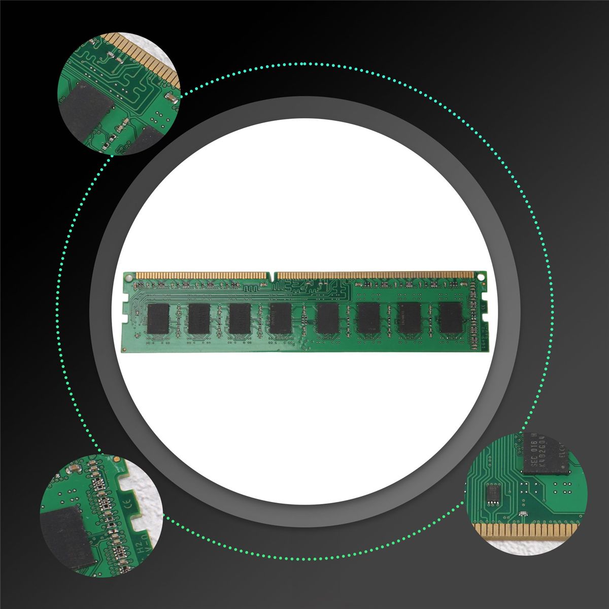 MMoire RAM DDR3 4G 1333Mhz 240 Broches MMoire de Bureau PC... - 4