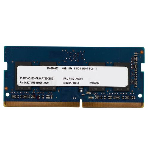 DDR4 4GB 2400MHz MéMoire pour Ordinateur Portable Ram 260Pins Sodimm 1.2V Haute Performance pour Ordinateur Portable MéMoire Ram