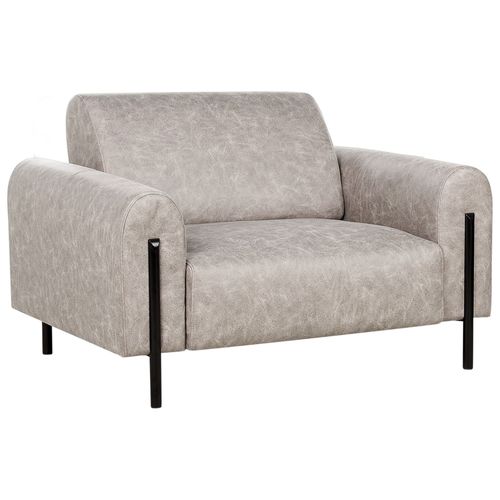 Fauteuil Askim Tissu Gris Clair