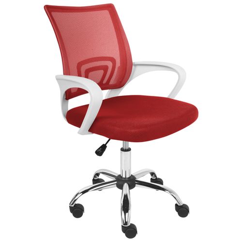 Chaise De Bureau Rouge Solid
