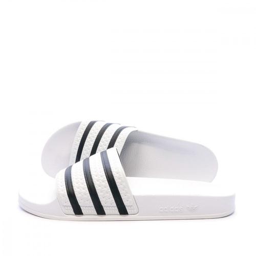 Claquettes Blanches Homme Adidas Adilette - 39