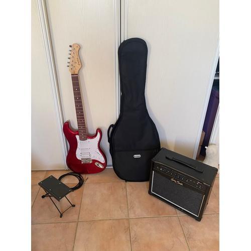 Pack Guitare Harley Benton Rouge Édition Standard