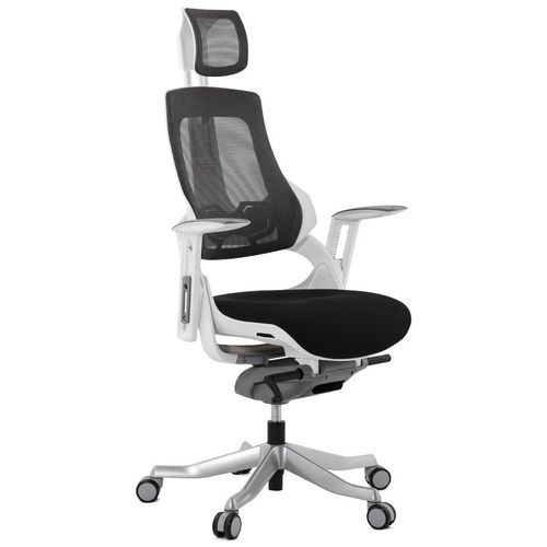 Fauteuil De Bureau Ergonomique 'teknik' En Tissu Noir