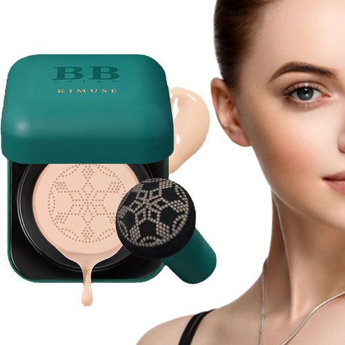 Fond De Teint Hydratant En Forme De Tête De Champignon, Correcteur, Hydratant, Primaire De Maquillage Pour Femmes, 2 Teintes Au Choix 