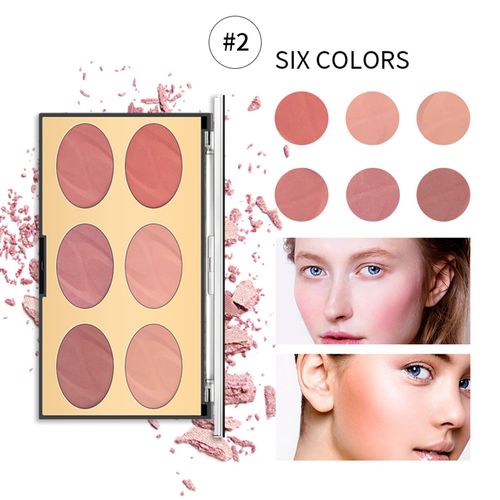Palette De Blush Pour Le Visage, Cosmétiques, Poudre De Fard À Joues, Minéral Mat, Palette De Maquillage À Pigments Durables, Cadeau Pour Femmes 