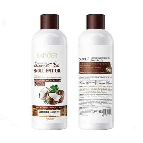 Huile De Noix De Coco Hydratante Pour Femmes, 250ml, Soins Anti-Séchage, Huile Essentielle, Crème Blanchissante, Produits De Soins Pour La Peau, W4b3 