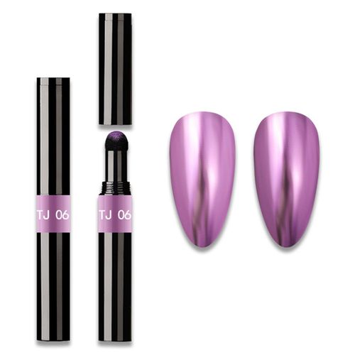 Stylo Magique À Coussin D'air, Poudre À Ongles Unique Avec Effet Miroir, Manucure, Série Fantôme, Miroir Magique 
