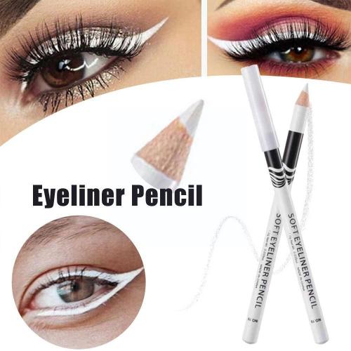 Crayon De Maquillage Longue Durée Pour Femmes, Crayon Imperméable, Cosmétiques, Eyeliner Blanc, Coréen, Pigment Pour Les Yeux, L2t8 