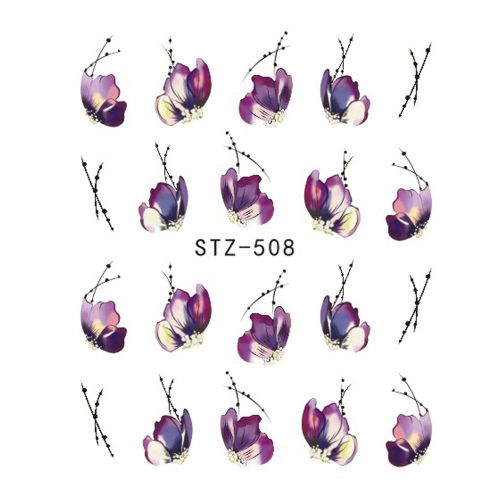 Autocollants D'ongles 3d Style Bohémien, Impression Léopard Et Papillon, Décalcomanie Pour Nail Art, Décorations De Manucure Design 