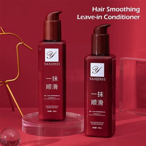 Après-Shampoing Pour Cheveux Lisses, 2 Pièces, Essence, Sans Rinçage, Réparation, Parfum Par Teinture Élastique, Cheveux Abîmés Ir K8l9 