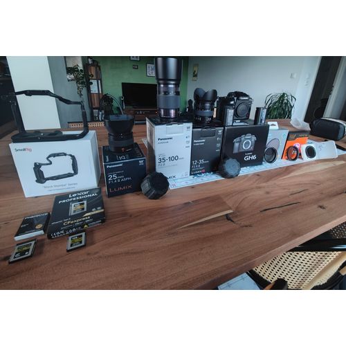 Pack Panasonic Lumix DC-GH6 25.2 mpix + 3 objectifs + accessoires