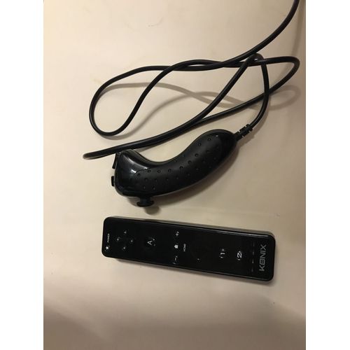 Konix Duo Manette + Joystick Wii U Noir
