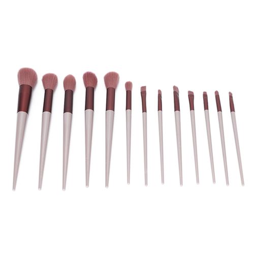 Ensemble De Pinceaux De Maquillage Rose, Ombre À Barrage, Poudre, Fard À Joues, Pinceau Cosmétique, Invitation, 13 Pièces 