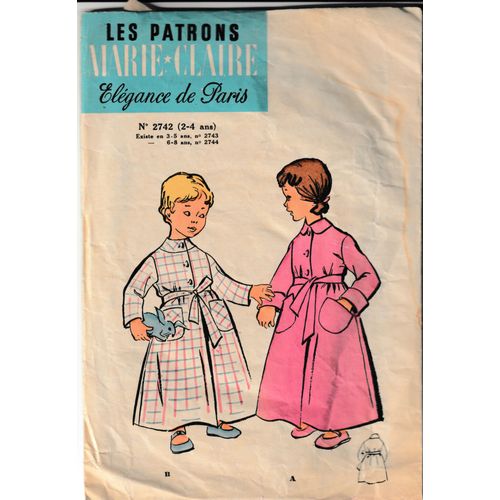 Les Patrons Marie-Claire Elégance De Paris N° 2742