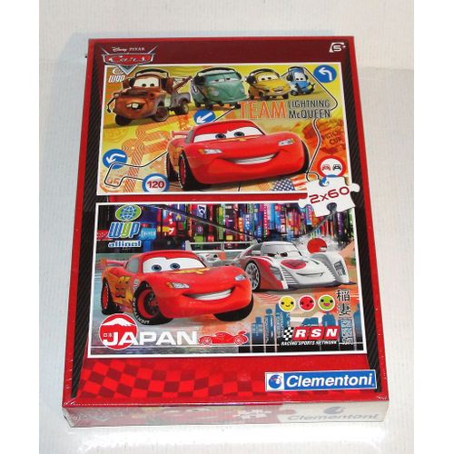 Puzzles Cars Disney Pixar Boite 2 X 60 Pieces