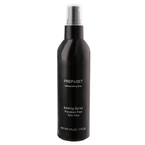 Spray Fixateur De Maquillage Hydratant Longue Durée, Fixateur De Fond De Teint Noir, 118ml 