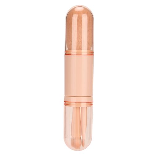 Ensemble De Pinceaux De Maquillage 4 En 1, Brosse Fine Télescopique, Fard À Joues Cosmétique Portable Pour Fard À Barrage, Poudre, Document De Peau 