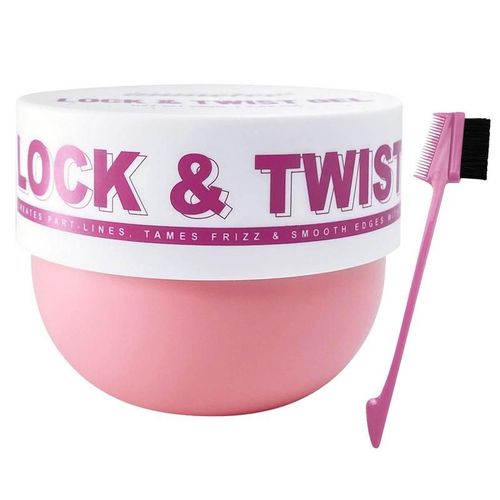 Gel Coiffant Pour Cheveux Bouclés, Huile De Tresse, Ultra-Tenue, Sans Flocons, Nourrit Le Cuir Chevelu, Conditionnement Brillant, Pas D'accumulation 