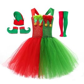 Costume Elfe Pour Enfants, 4 Pièces, Costumes De Cosplay Souples Pour Enfants En Bas Âge, Robe De Fête Pour Accessoires Photo
